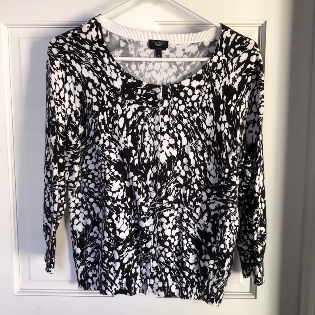 Talbots Patterned Sweater